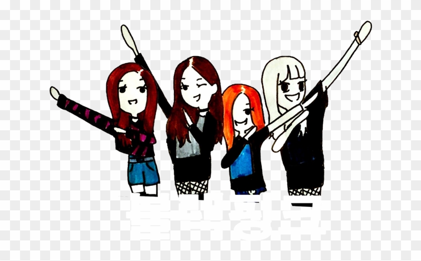 [k-pop] Blackpink Yg Ent - ตัว การ์ตูน K Pop Clipart