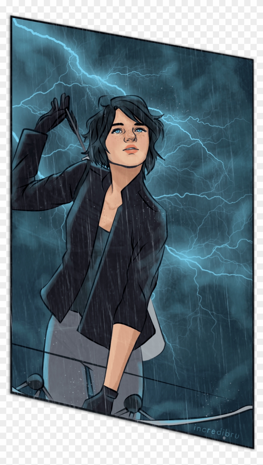 Thalia Percy Jackson Fan Art - Thalia Grace Fan Art Clipart