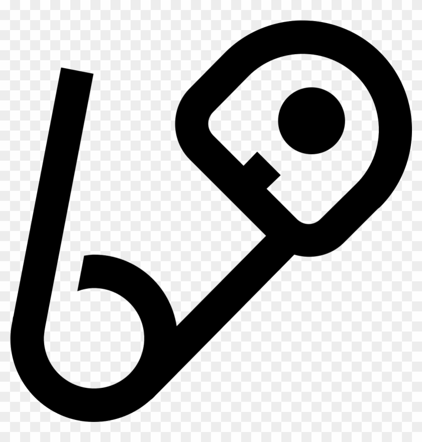 Safety Pin Icon Clipart #902403