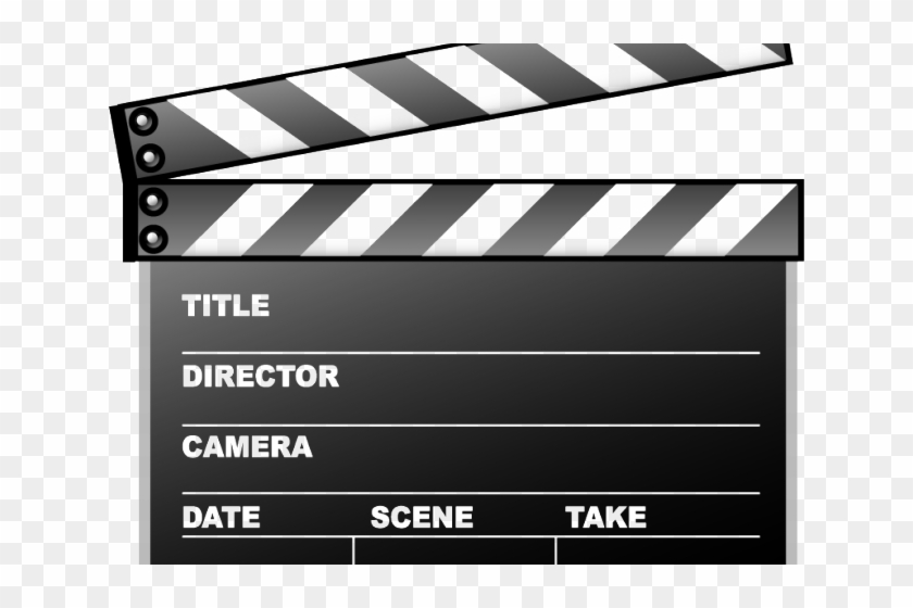 Clapperboard Png Transparent Images - Vector Clipart #902612