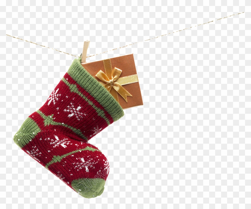 Colorful Socks Christmas Png - Christmas Stocking Clipart