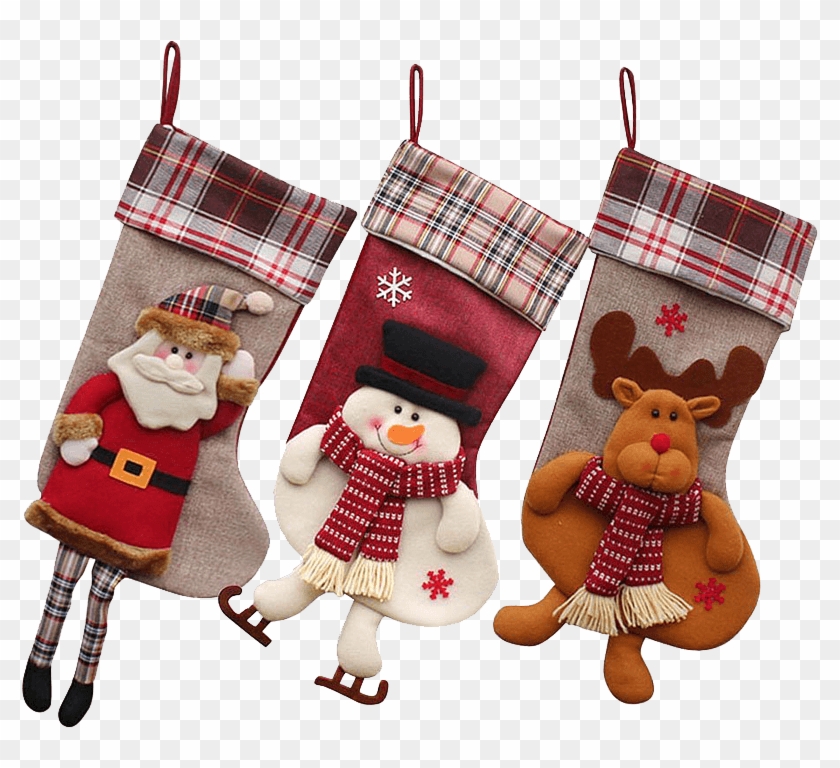 Image Product 7 - Transparent Gold Xmas Stockings Clipart #902826