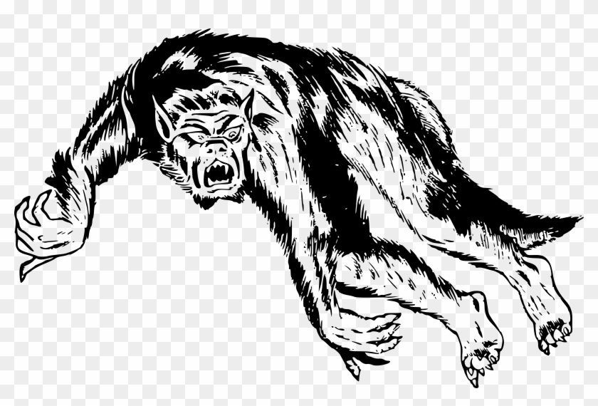 This Free Icons Png Design Of Wolfman Monster Clipart #902916