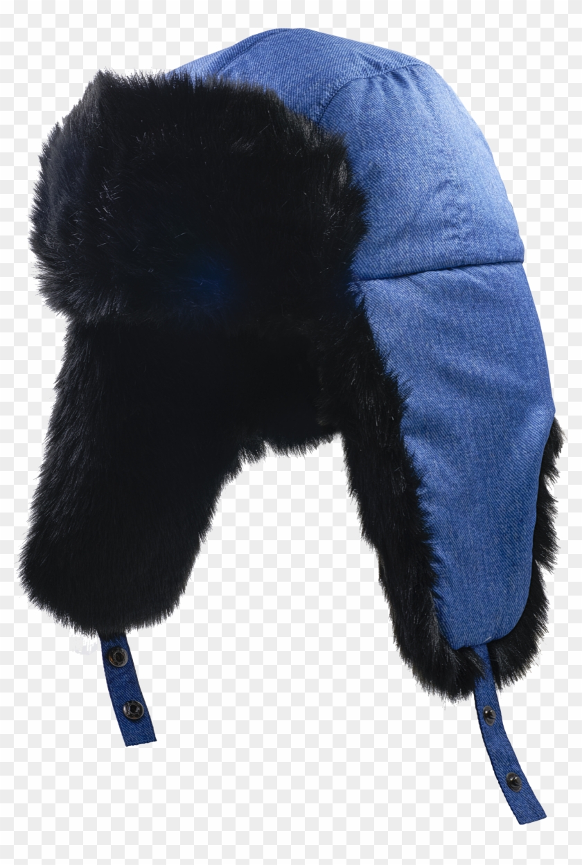 Fur Trim Aviator Hat Clipart