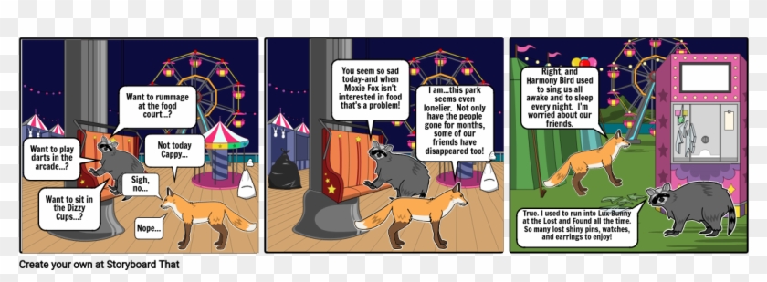 Moxie Fox And The Carnival Of Magic - Cartoon Clipart #903527