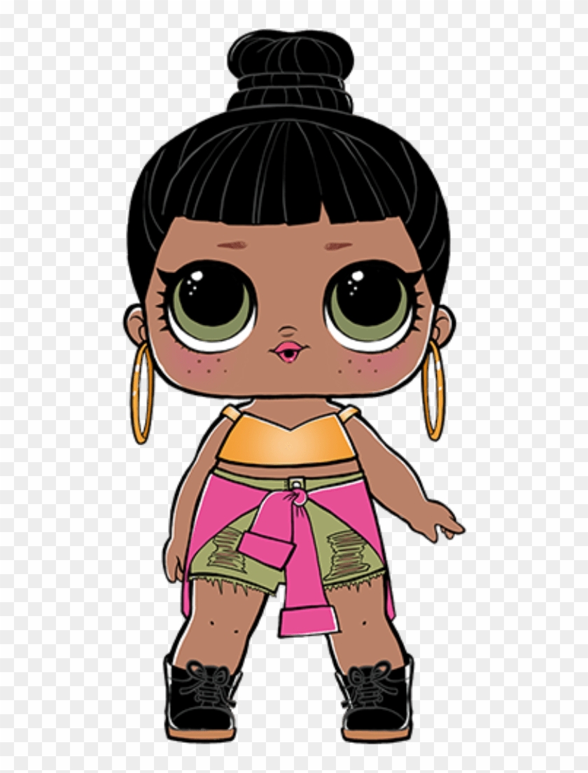Serie 2 Hip Hop Club Honey Bun - Honey Bun Lol Doll Clipart