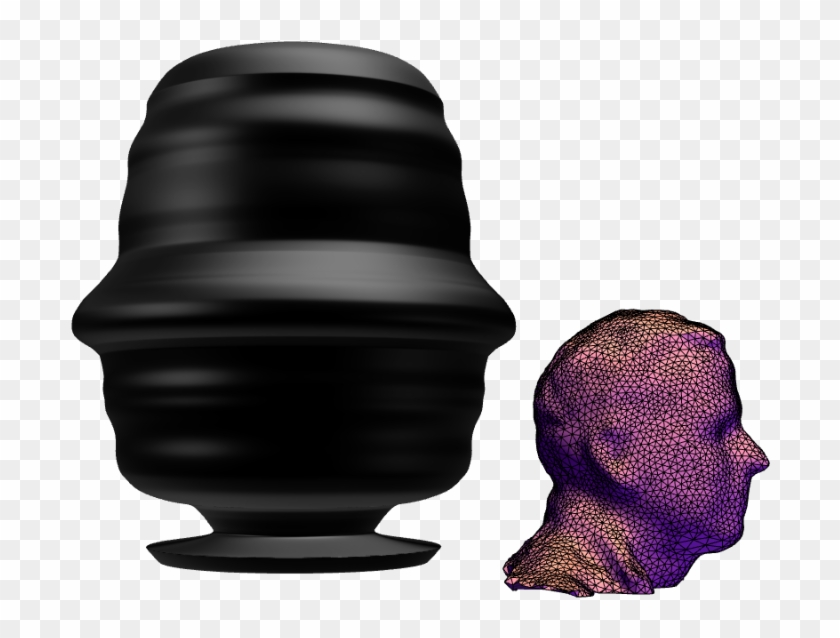 I Extracted The Face Outline From The Scanned 3d Head - Illustration Clipart #904527