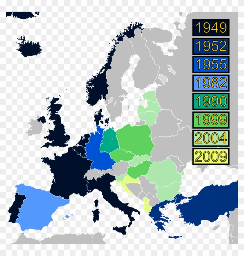 As - Nato Expansion Map Clipart
