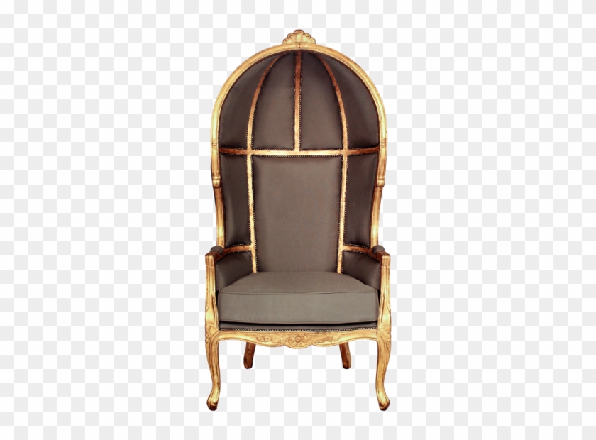 Pair Gilded Dome / Umbrella / Porter Chairs With New - Chair Clipart #904626