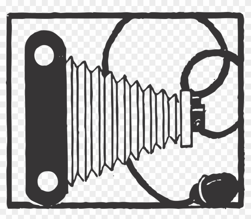 Camera Bellows Remote Shutter - Illustration Clipart #904836