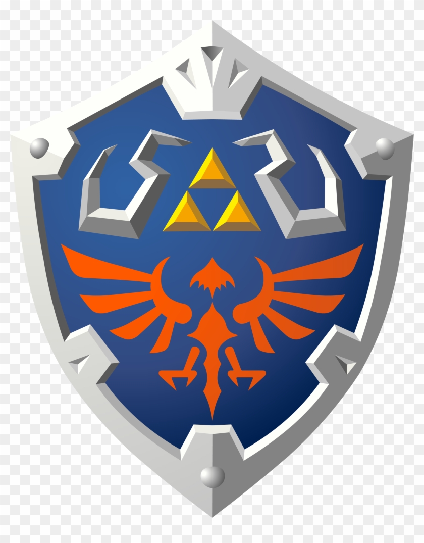 Hylian Shield Png - Legend Of Zelda Hylian Shield Clipart