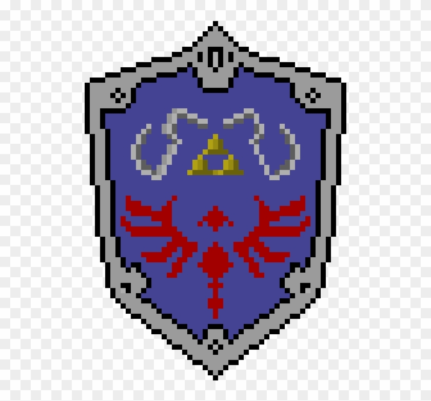 Hylian Shield - 8 Bit Twitter Clipart