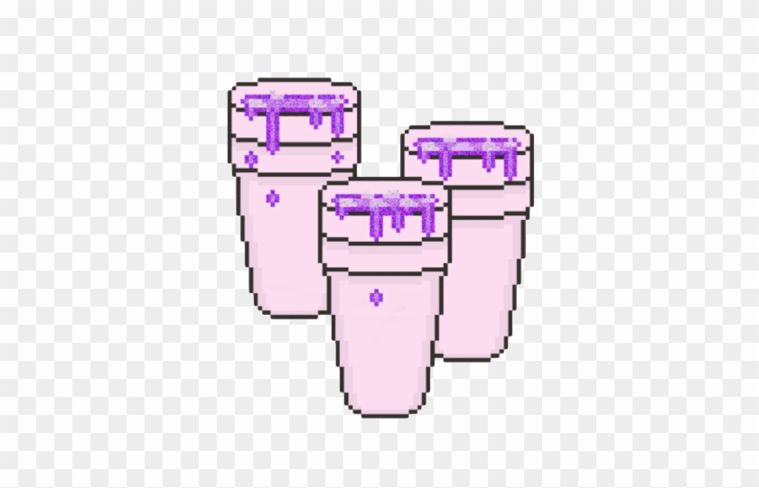 850 X 460 19 - Purple Drank Pixel Png Clipart