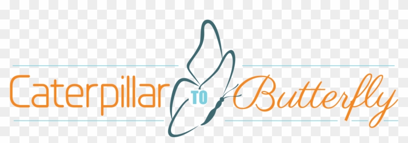 Caterpillar To Butterfly, Llc - Butterfly Caterpillar Logo Clipart