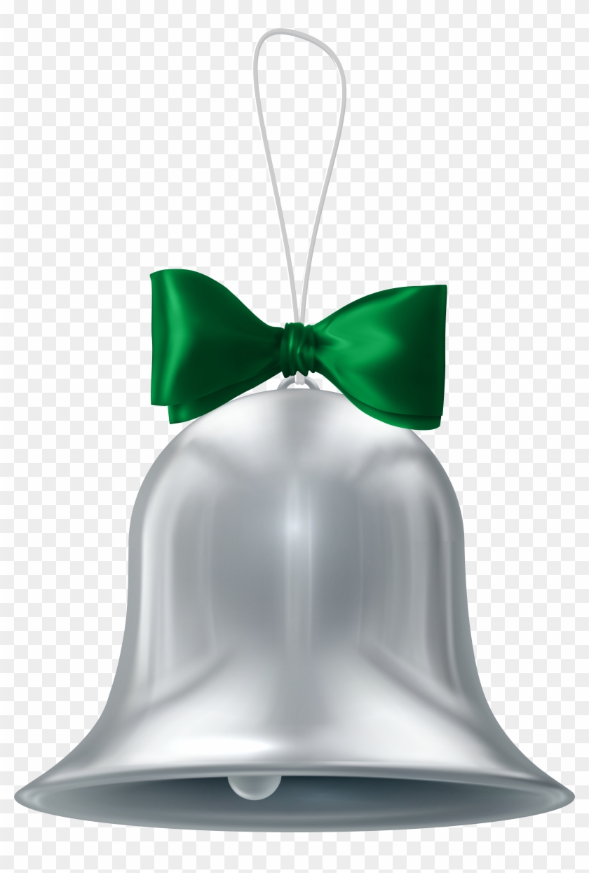 Christmas Silver Bell Transparent Png Clip Art - Portable Network Graphics #906238