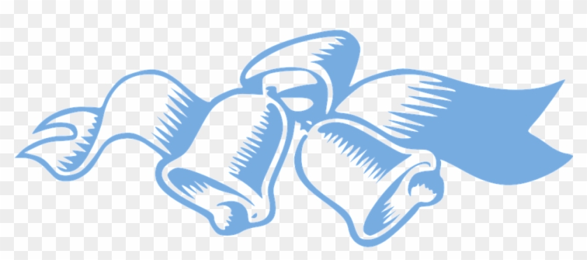 960 X 480 5 - Christmas Bells Vector Black Clipart #906647