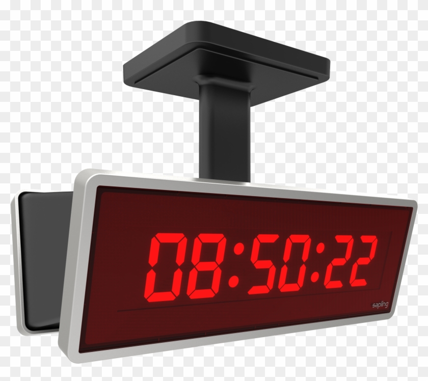 Png Image Information - Ceiling Mounted Digital Clock Clipart #906672