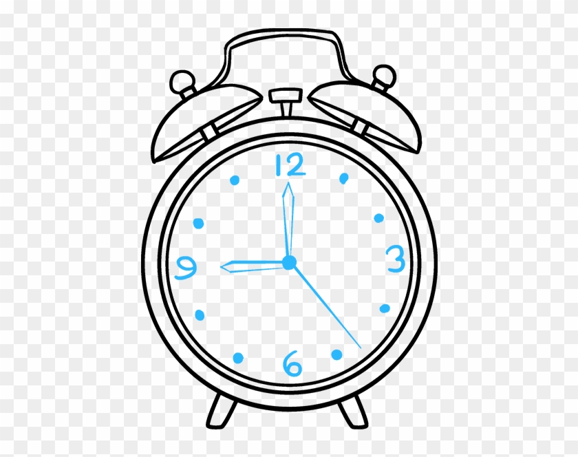 680 X 678 2 - Draw An Alarm Clock Clipart