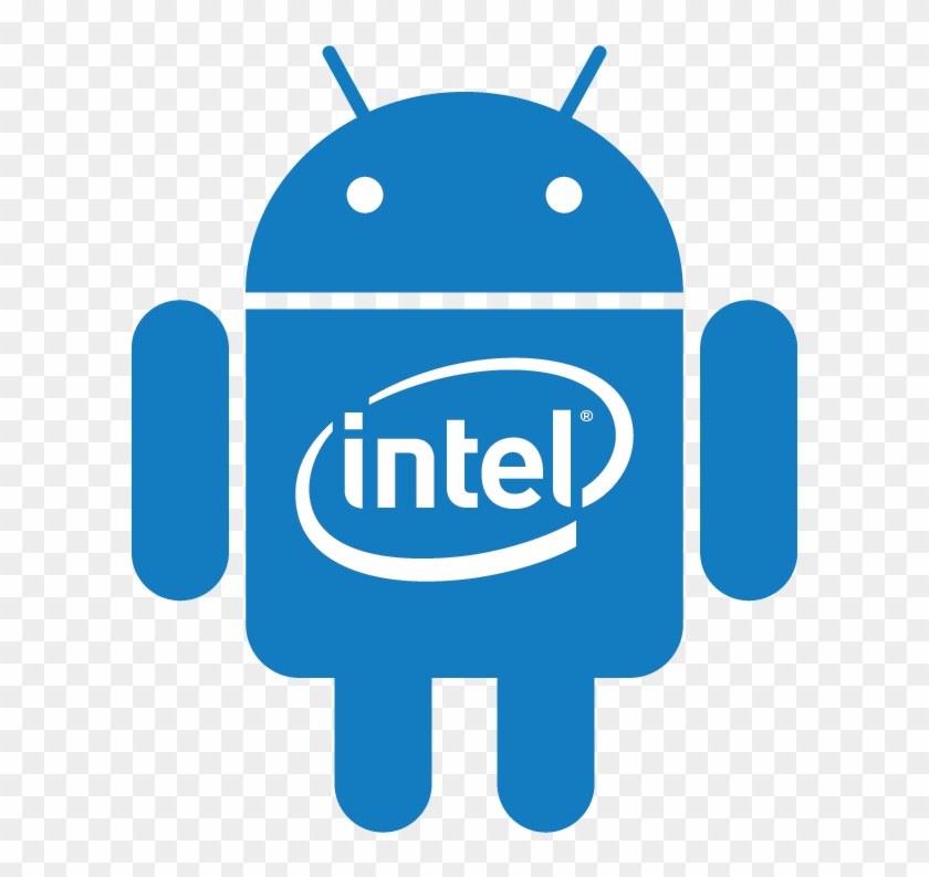Intel Logo In - Intel Android Clipart