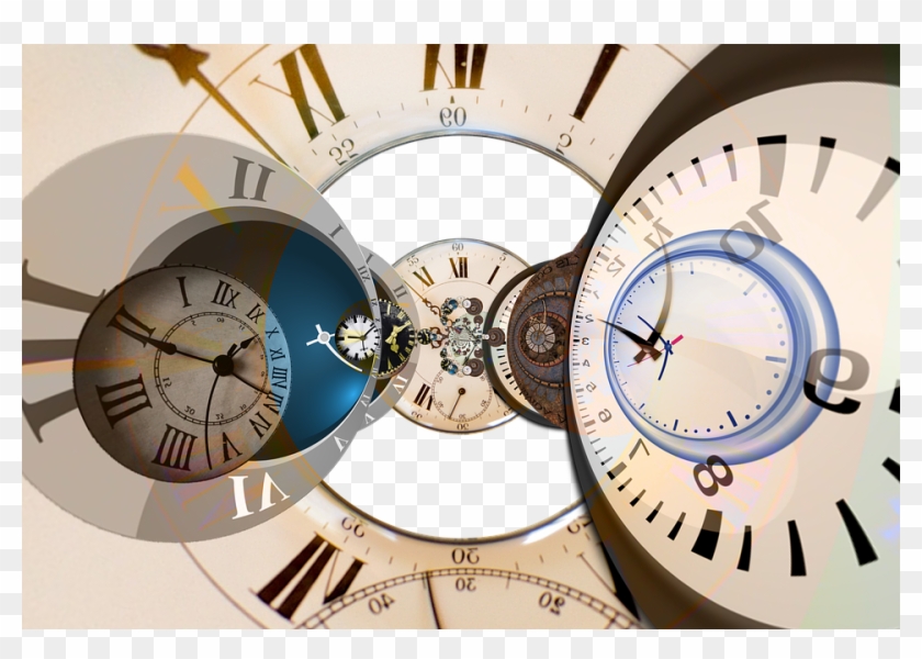 Many-clocks - 時計 歪み Clipart #907374