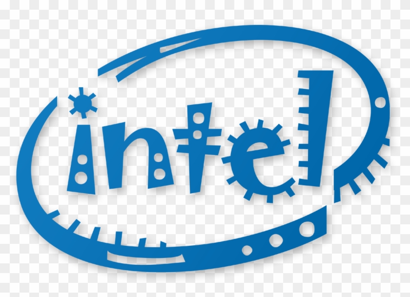 Company Intel Png Logo - Logos In Jokerman Font Clipart #907599