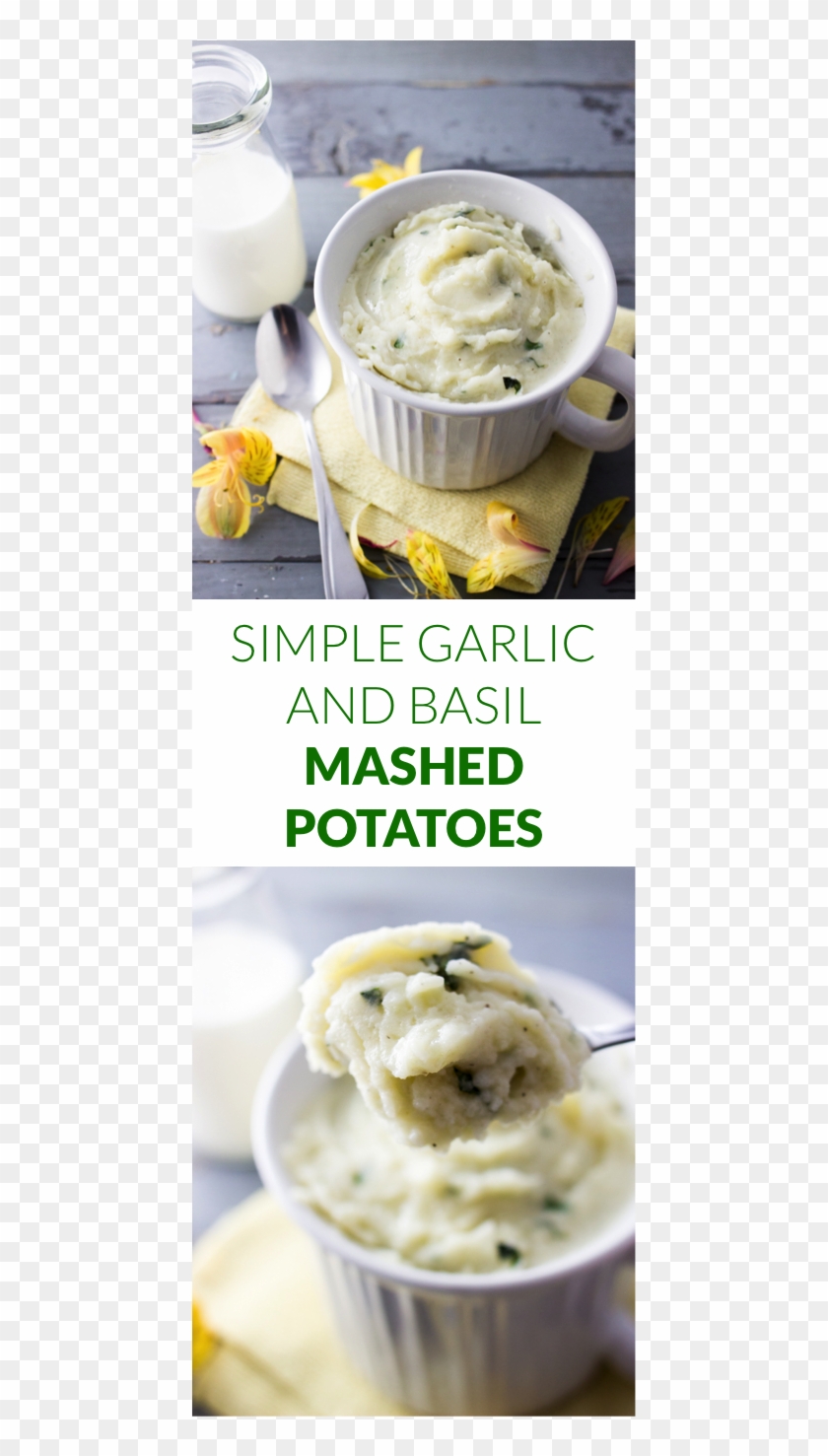 Simple Garlic And Basil Mashed Potatoes - Skordalia Clipart #908023