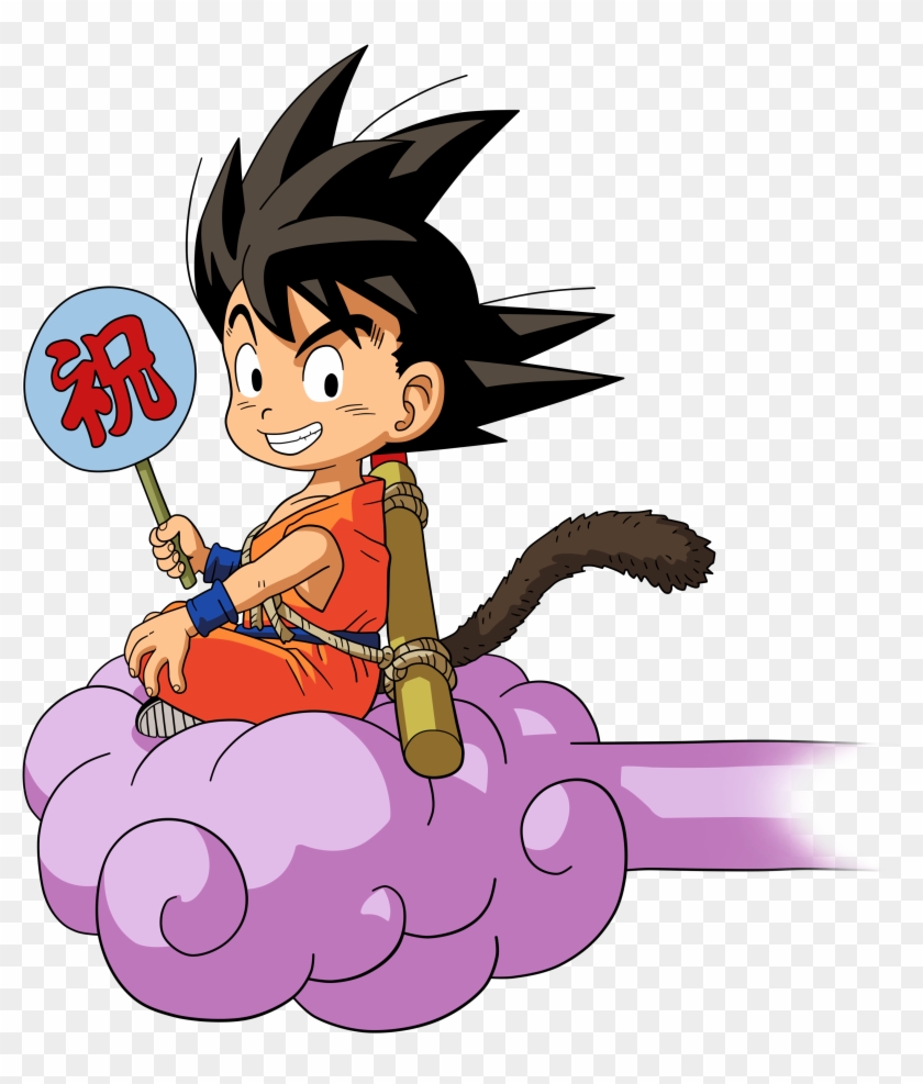 Download Dragon Ball Goku Logo - Goku En Su Nube Clipart #908027