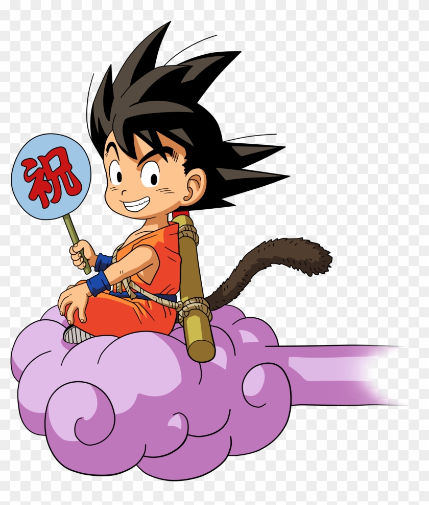 Download Dragon Ball Goku Logo - Goku En Su Nube Clipart