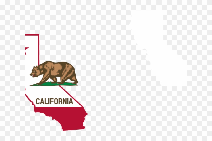 California Outline Flag Tattoo Clipart #908059