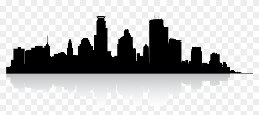 Jpg Transparent Stock Minneapolis Skyline Free Download - Minneapolis City Outline Clipart