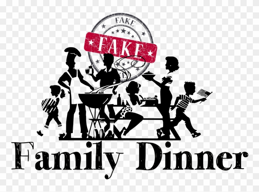 Fake Family Dinner Catfish, Slaw, And Garlic Mashed - Company Picnic Shirts Clipart #908708