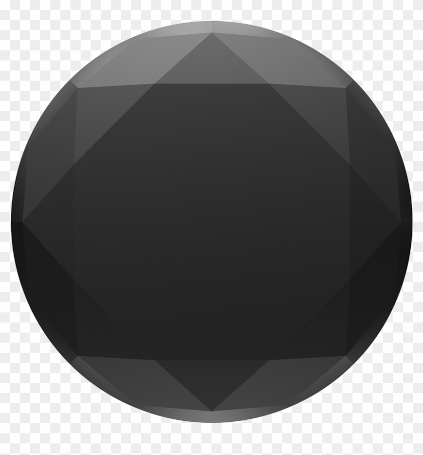 Black Metallic Diamond Popsocket Clipart #908900