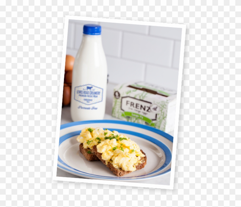 Premium Butter To Preferred Taste And Top With Cooked - Raw Milk Clipart #909064