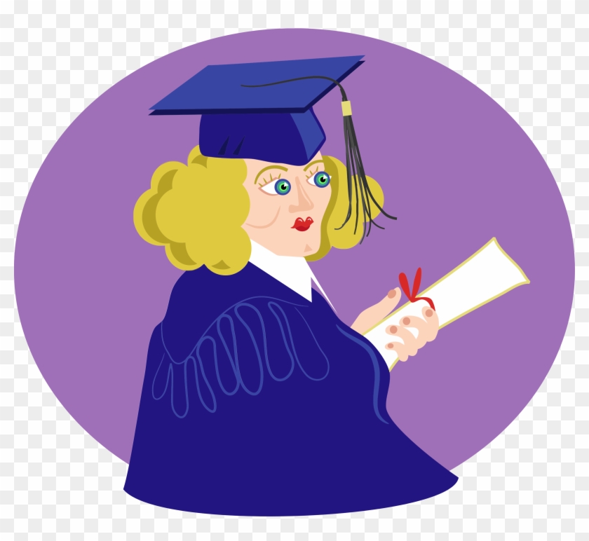 This Free Icons Png Design Of Graduation Girl Clipart #909286