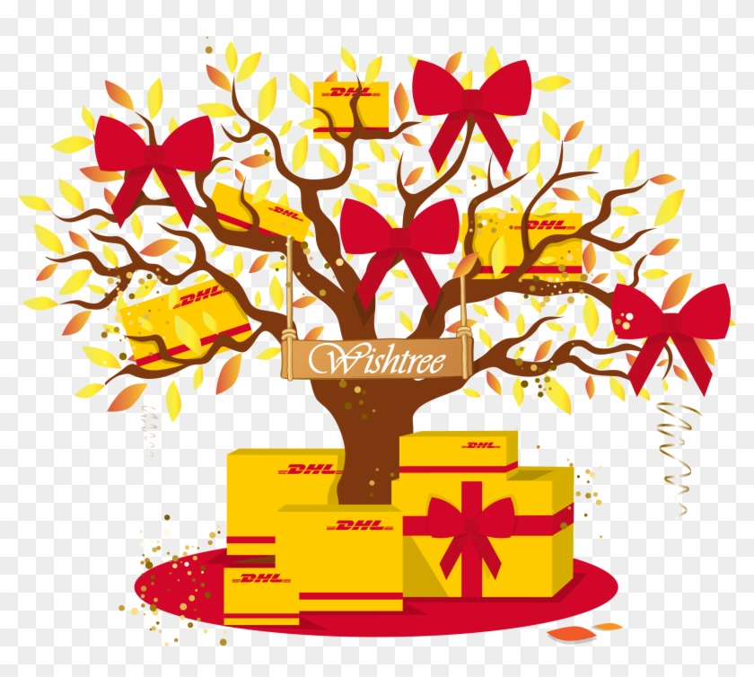 Dhl Wishtree - Illustration Clipart #909287