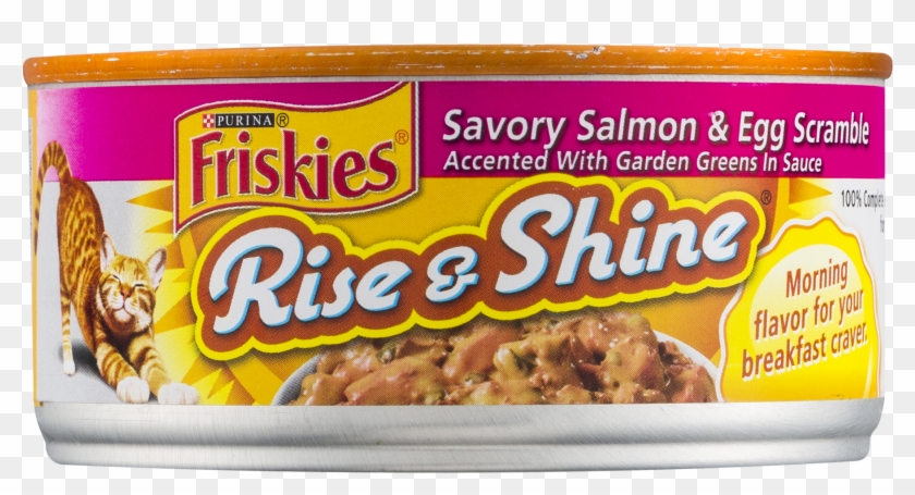 Friskies Rise & Shine Cat Food Savory Salmon & Egg - Friskies Clipart #909596
