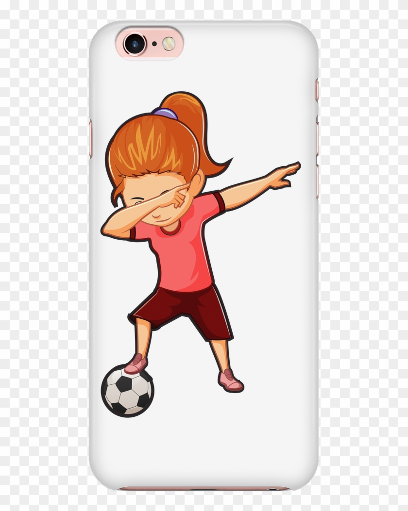 Cute Funny Soccer Smart Phone Case For - Dabbing Soccer Girl Clipart