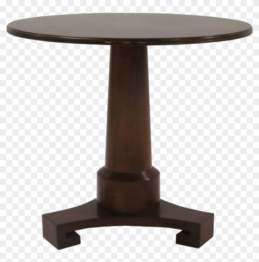 Thomas Pheasant Pedestal Side Table By Baker - Outdoor Table Clipart #909631