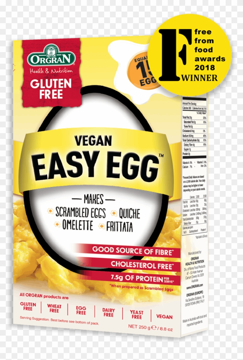 To Read More About The Vegan Easy Egg™ Or Visit Orgran's - Orgran Vegan Easy Egg Clipart #909706