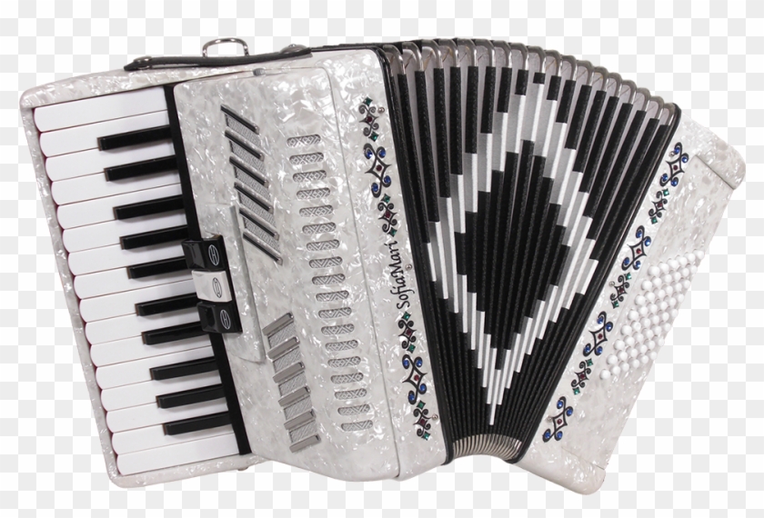 White Accordion Clipart