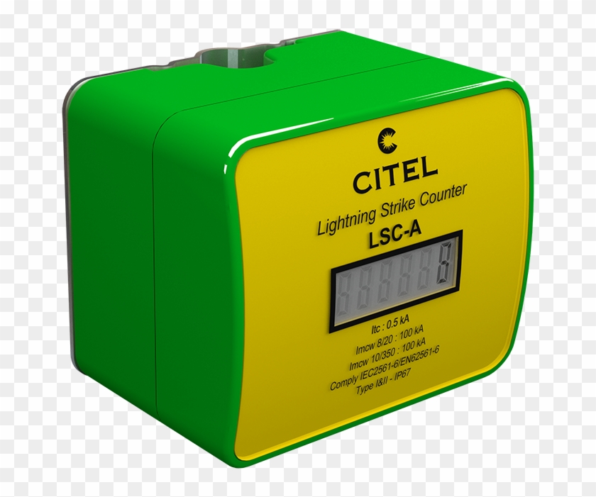 Lsc-a Lightning Current Counter - Surge Counter Citel Clipart