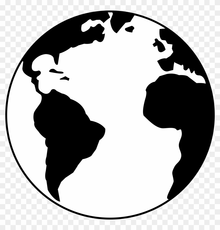 Www Vector Black And White Earth Clipart #911024
