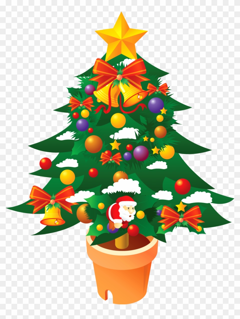 Christmas Tree Clipart Png - Merry Christmas 2018 Wishes Transparent Png