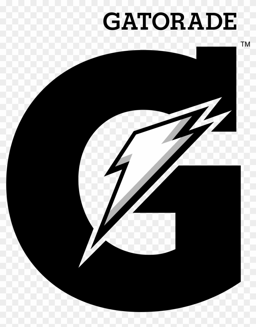Gatorade Logo Black And White - Gatorade Logo Png Clipart #911147
