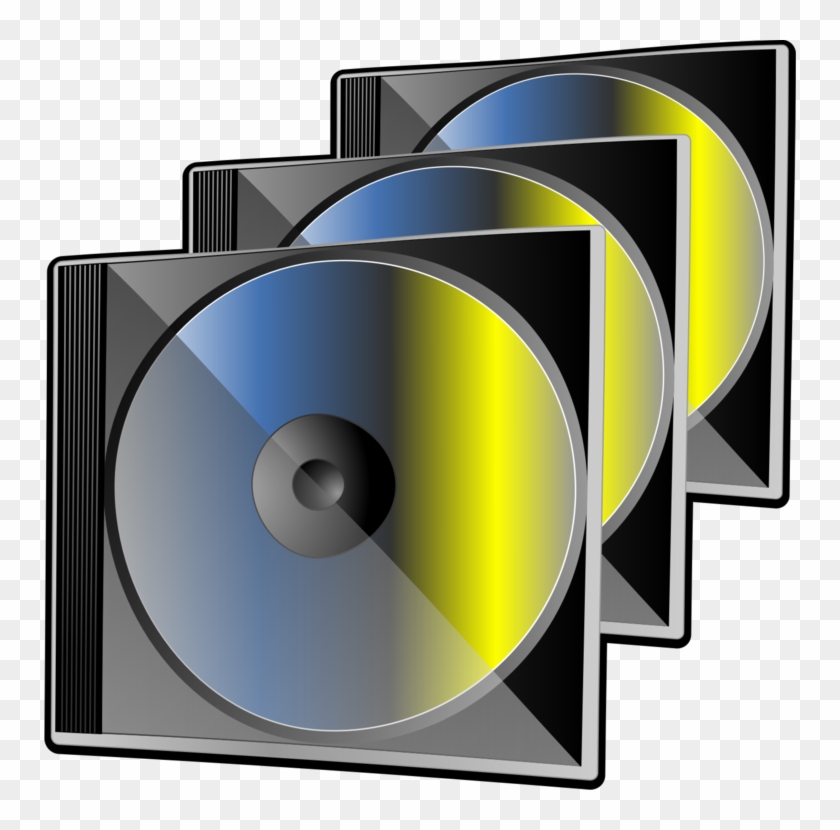 Compact Disc Dvd Cd Rom Blu Ray Disc Computer Icons - Audio Disc Clipart #911388