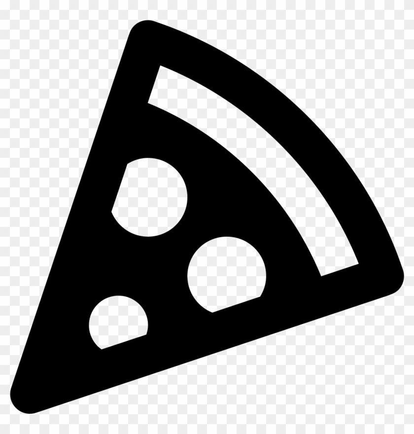 The Pizza Icon Is Shaped Like A Piece Of Pizza Clipart #911472