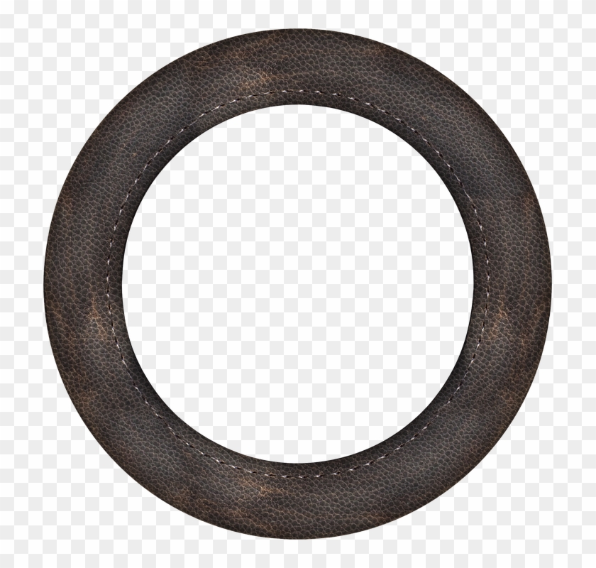 Frame, Empty, Leather, Stitched, Border, Design Clipart