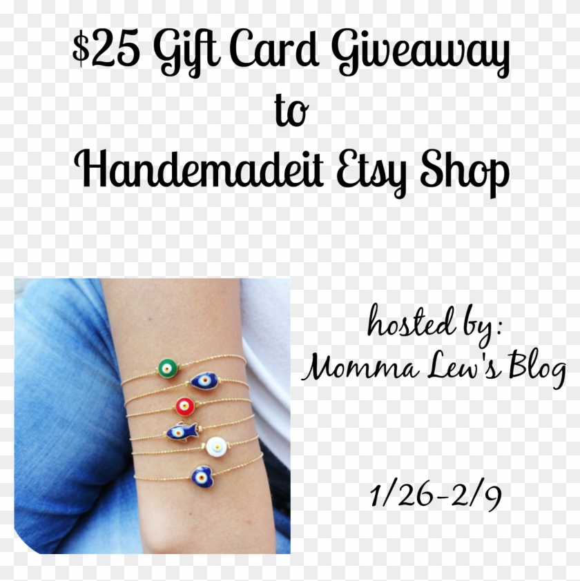 $25 Gift Card Giveaway To Handemadeit Etsy Shop Ends - Honeyfund Clipart