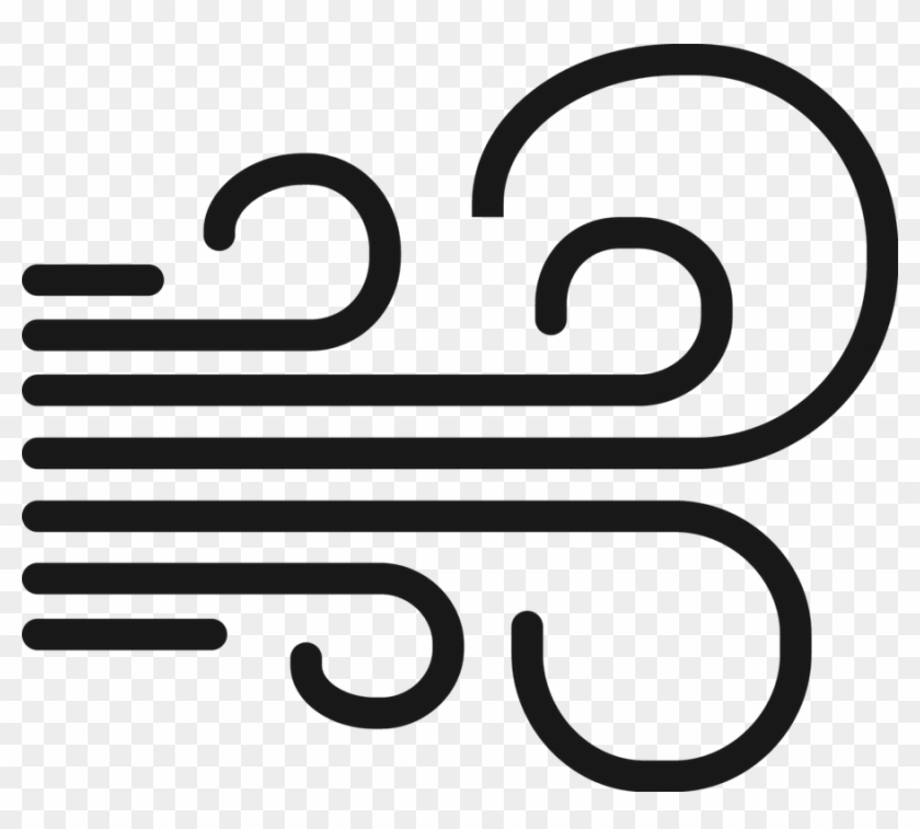 Wind Clipart Breeze - Clip Art Transparent Wind - Png Download #912215