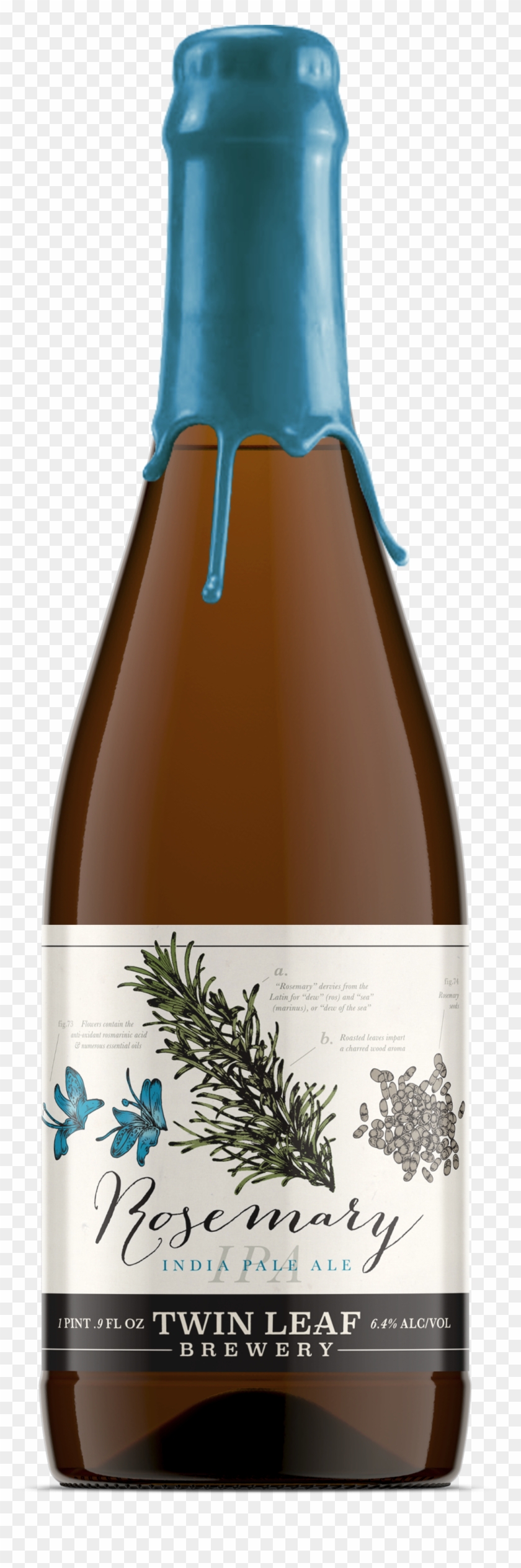 Rosemary Ipa Released In Time For Holidays - Glass Bottle Clipart #912428
